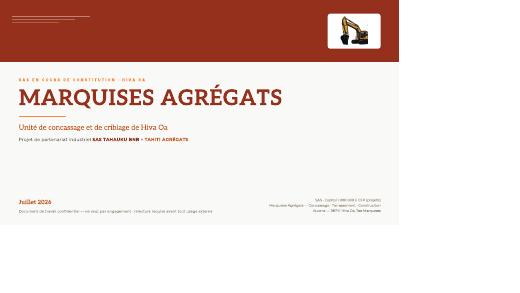 Couverture du dossier de présentation